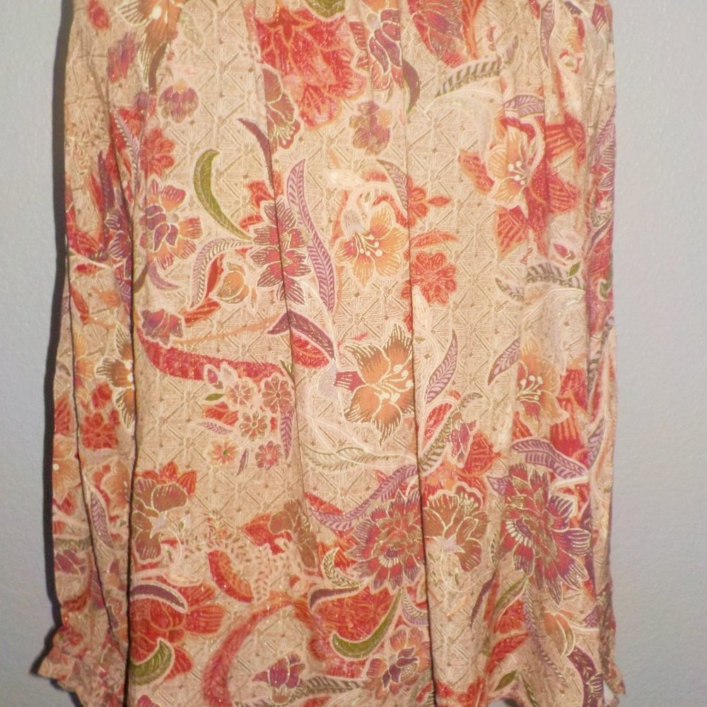 Vici Clothing Ms Size Large Multi-Color Floral Pr… - image 7